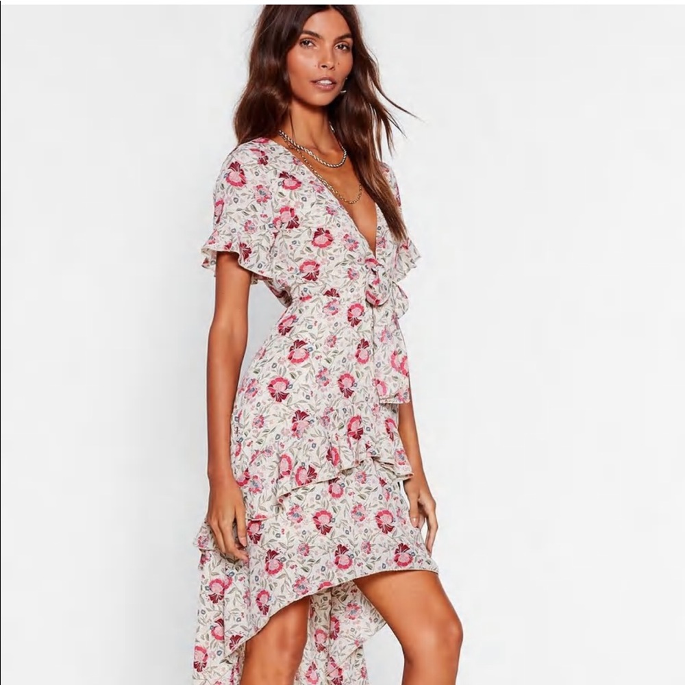 Nastygal Floral Dress - Picture 3 of 5